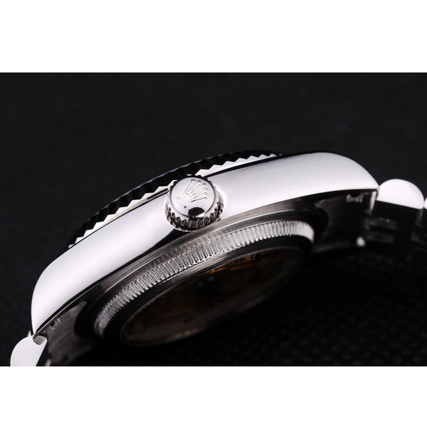 Best AAA Replica Sites Black Diamonds Datejust Ribbed Dial 7456 Rolex Bezel 0803